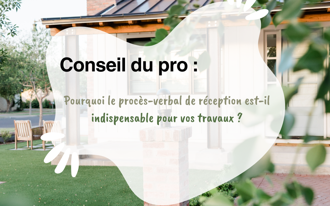 pv reception chantier
